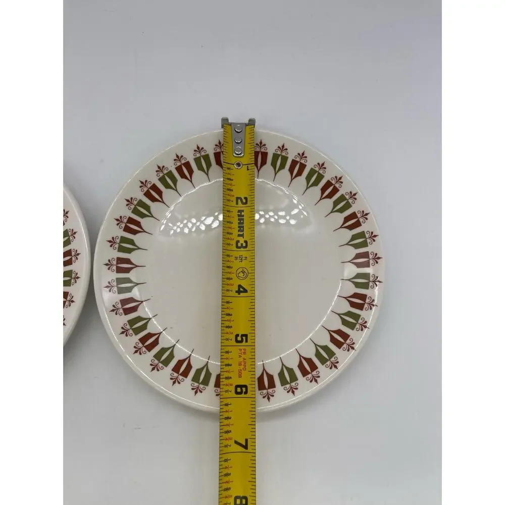Syracuse China SYRALITE Captains Table 11F Set of 2 Bread Plates 6.5
